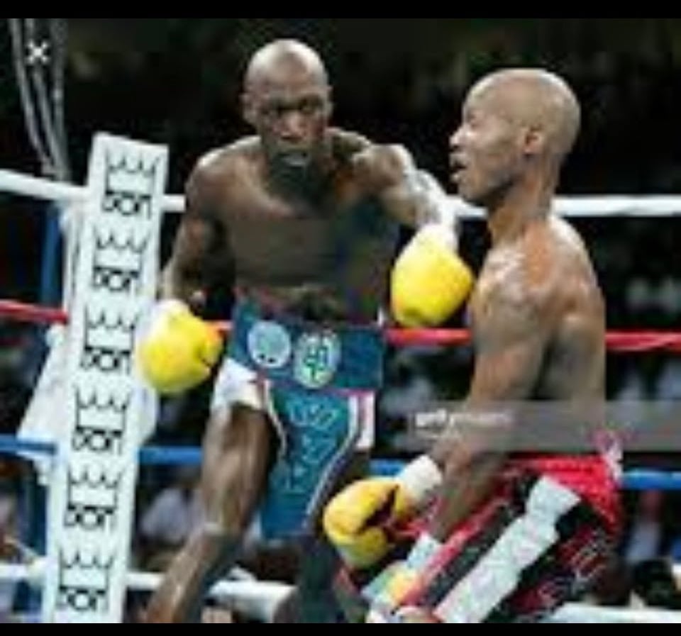 Two warriors sizing each other up before the bell.