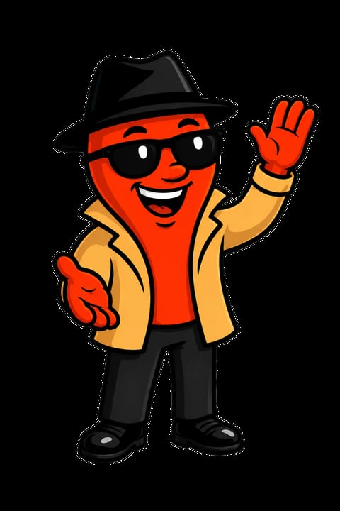 Tipster — Sneaky Little Local mascot