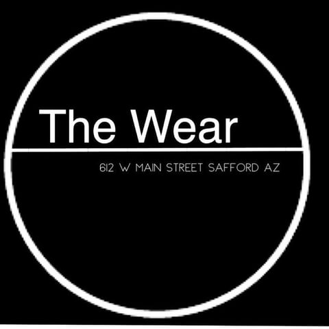 The Wear logo for a clothing store at 612 W Main Street in Safford, Arizona