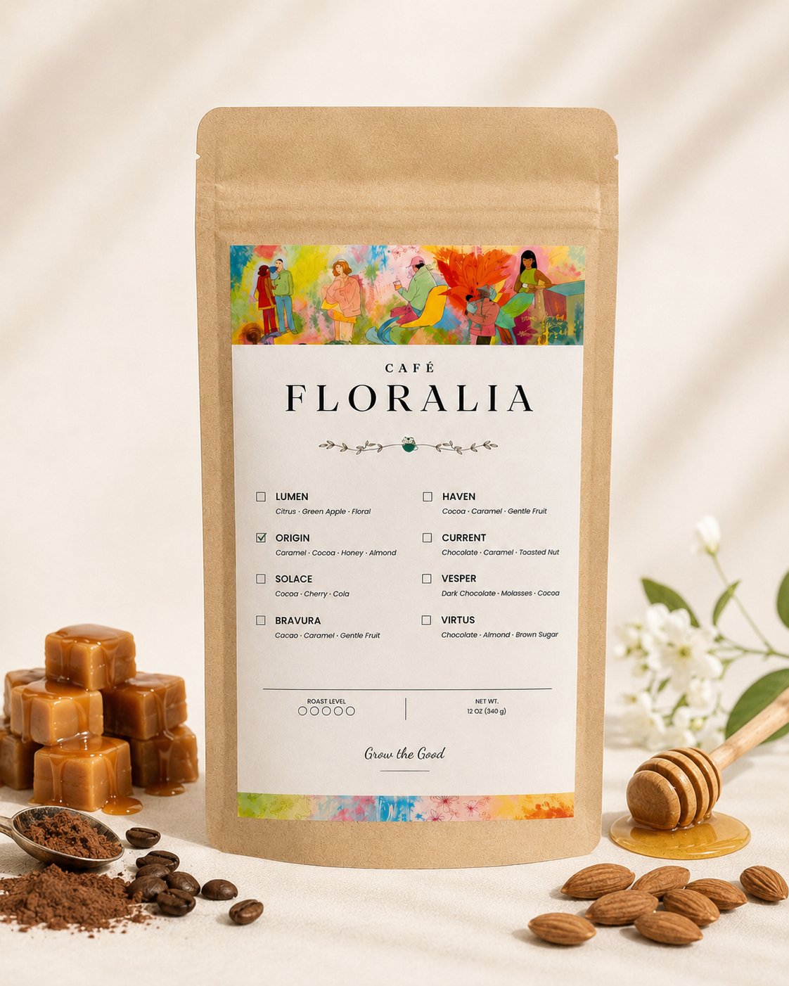 Origin coffee bag