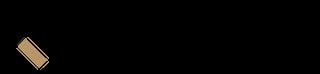 A single tan and brown eraser on a black background, positioned in the upper left corner
