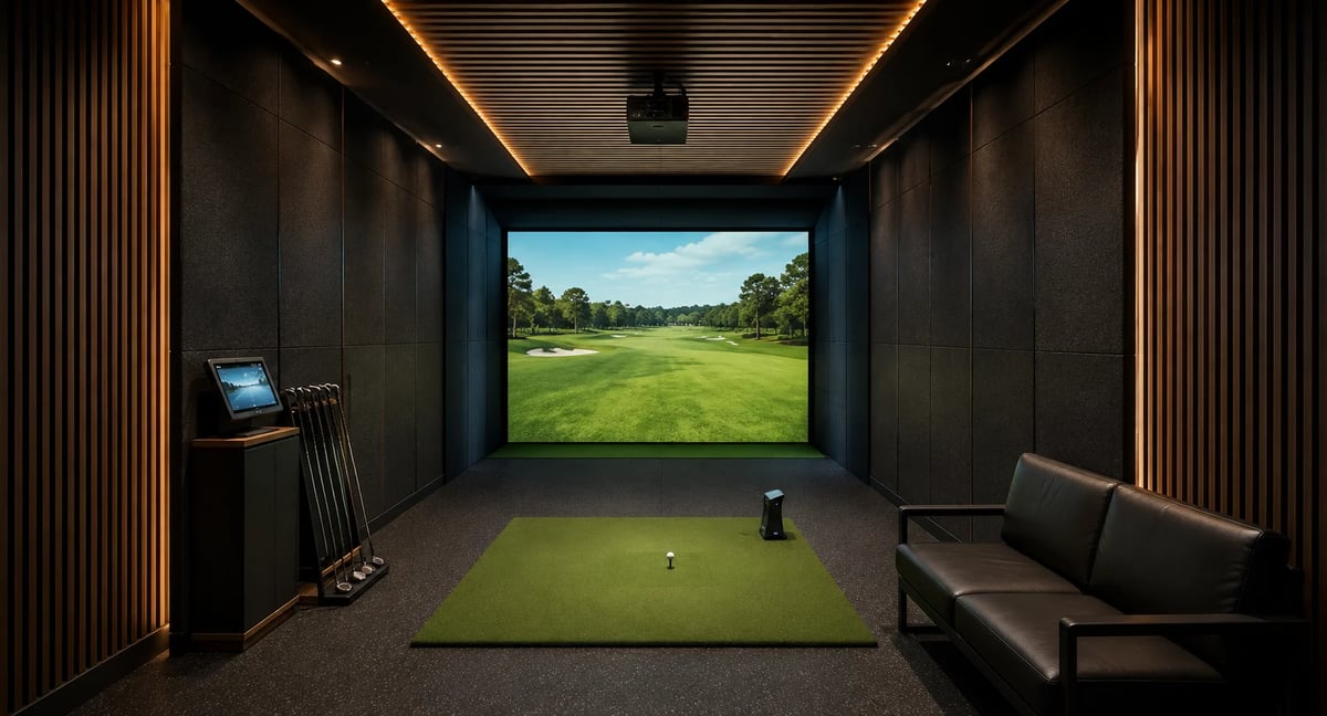 16FT × 8FT COMPACT GOLF SIMULATOR