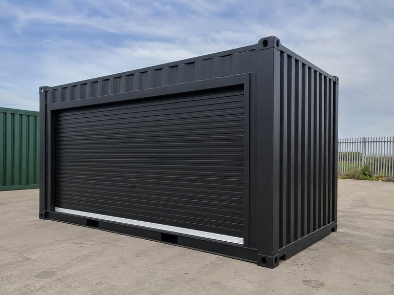 16FT × 8FT SECURE ROLLER-SHUTTER RETAIL / STORAGE UNIT