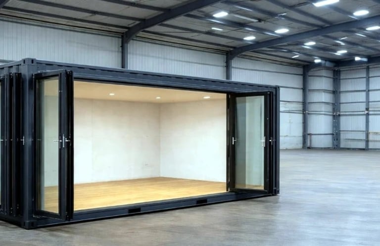 FOLDING-GLASS GARDEN ROOM & SHOWROOM