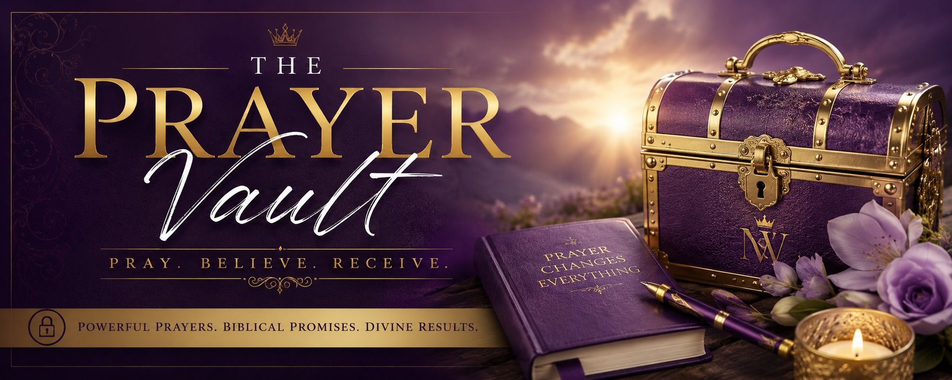 The Prayer Vault — Pray. Believe. Receive. Powerful Prayers. Biblical Promises. Divine Results.