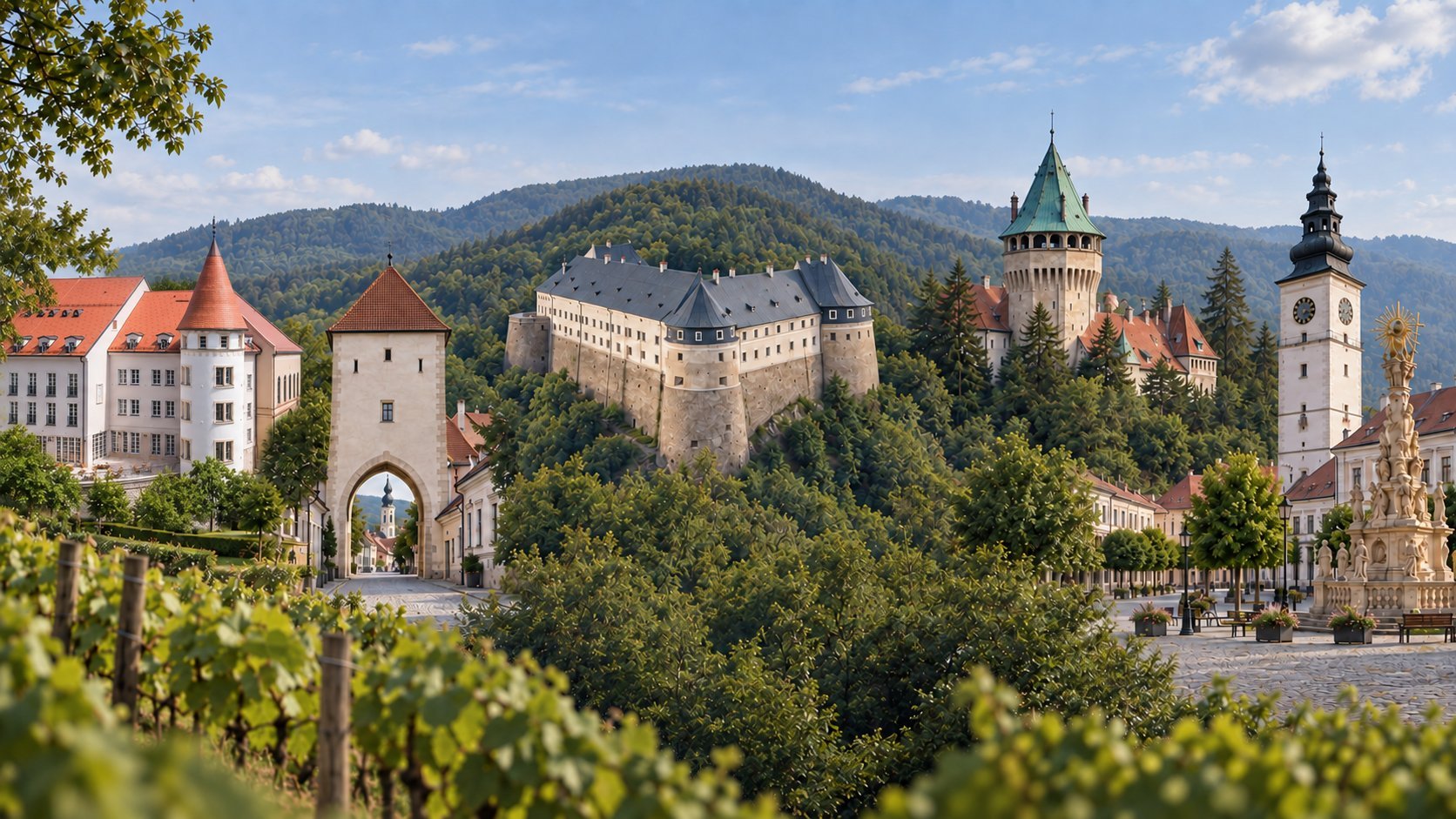 Small Carpathians — Castles & Historic Towns