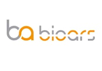 BioARS logo with grey and yellow text design