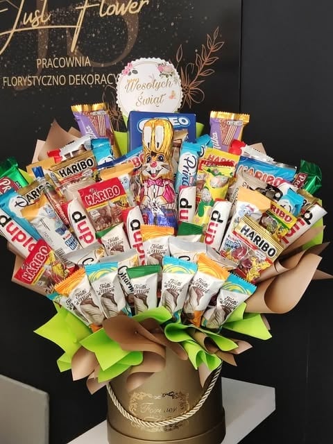 FlowerBox Haribo Wesołych Świąt