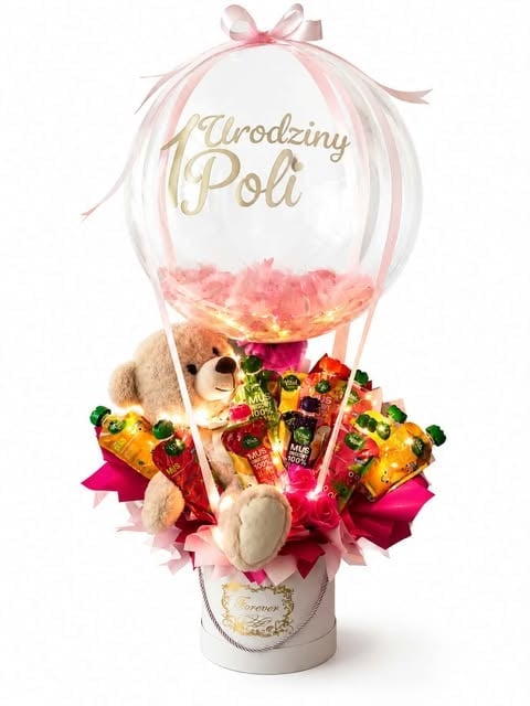 FlowerBox 1 Urodziny Poli Balon