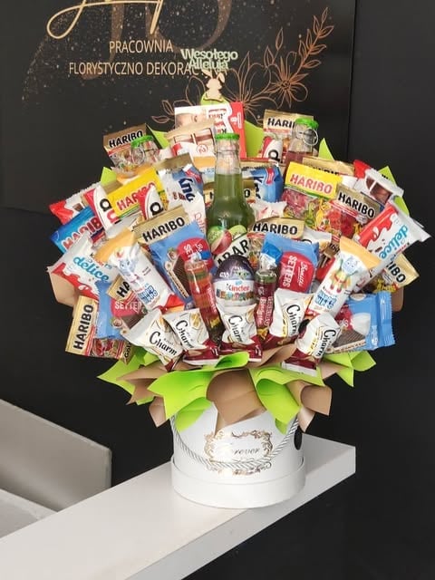 FlowerBox Haribo z Piwem Bezalkoholowym