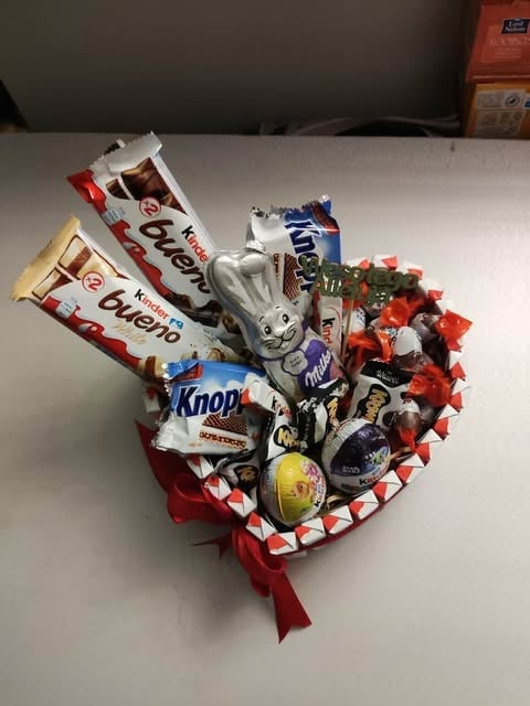 FlowerBox Serce z Kinder