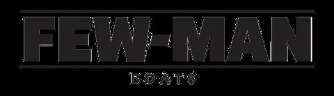 Fewman Boots logo featuring bold metallic lettering on black background