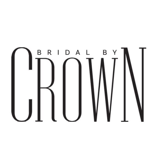 Bridal by Crown logo with elegant serif typography in black