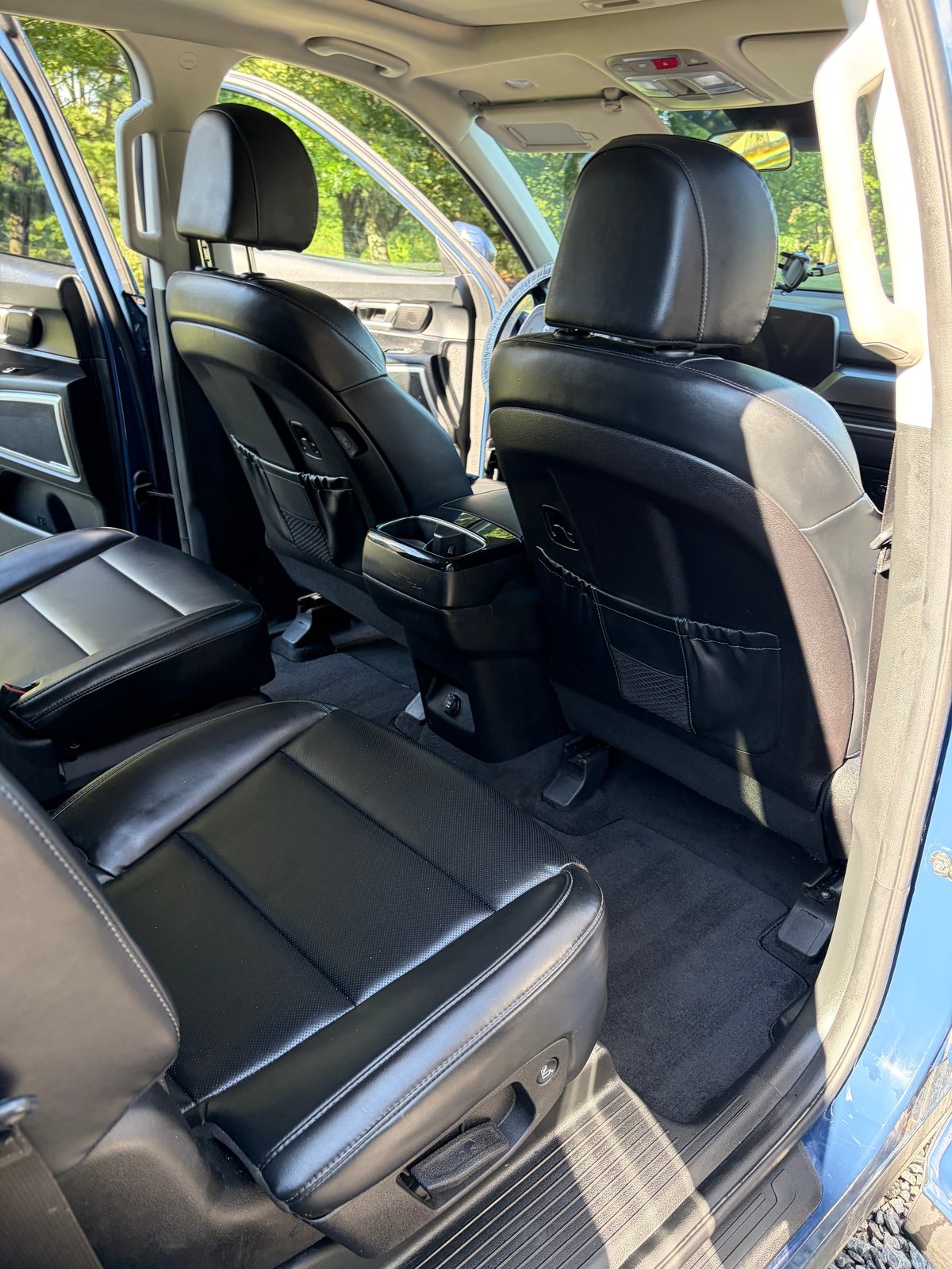 This like-new leather interior, deep cleaned and restored