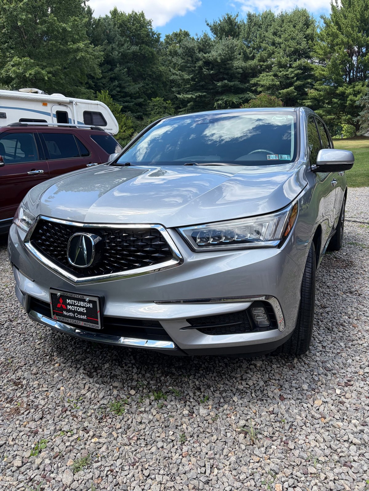 This new-looking SUV with a deep, streak-free shine