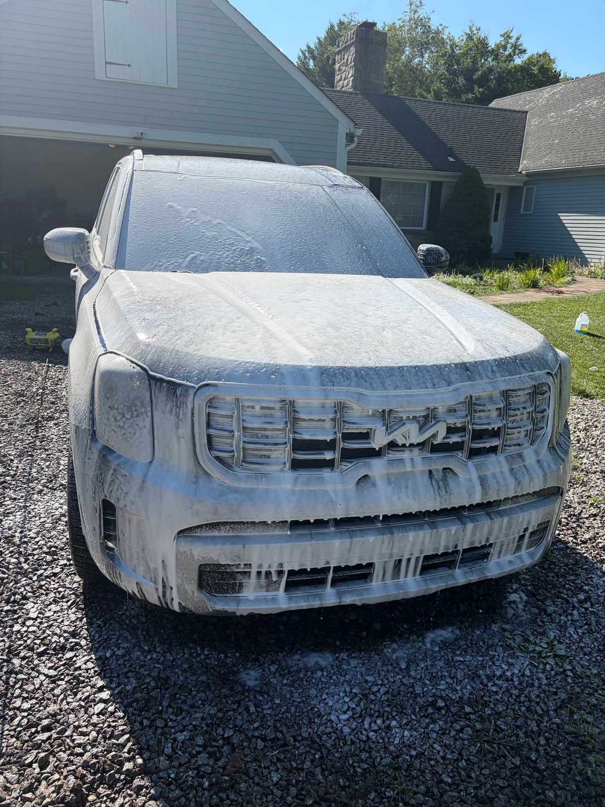 This new-looking SUV, washed clean of every speck of dust