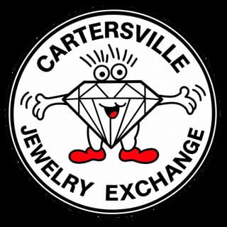 Cartersville Jewelry Exchange — official logo with diamond character