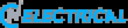 Electrical Services logo featuring a blue plug icon with the word ELECTRICAL in bold blue text
