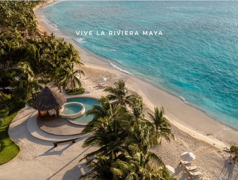Club de playa privado de Corasol con acceso al mar Caribe y servicio de concierge