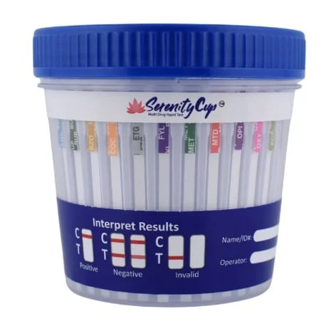 15 Panel drug test cup
