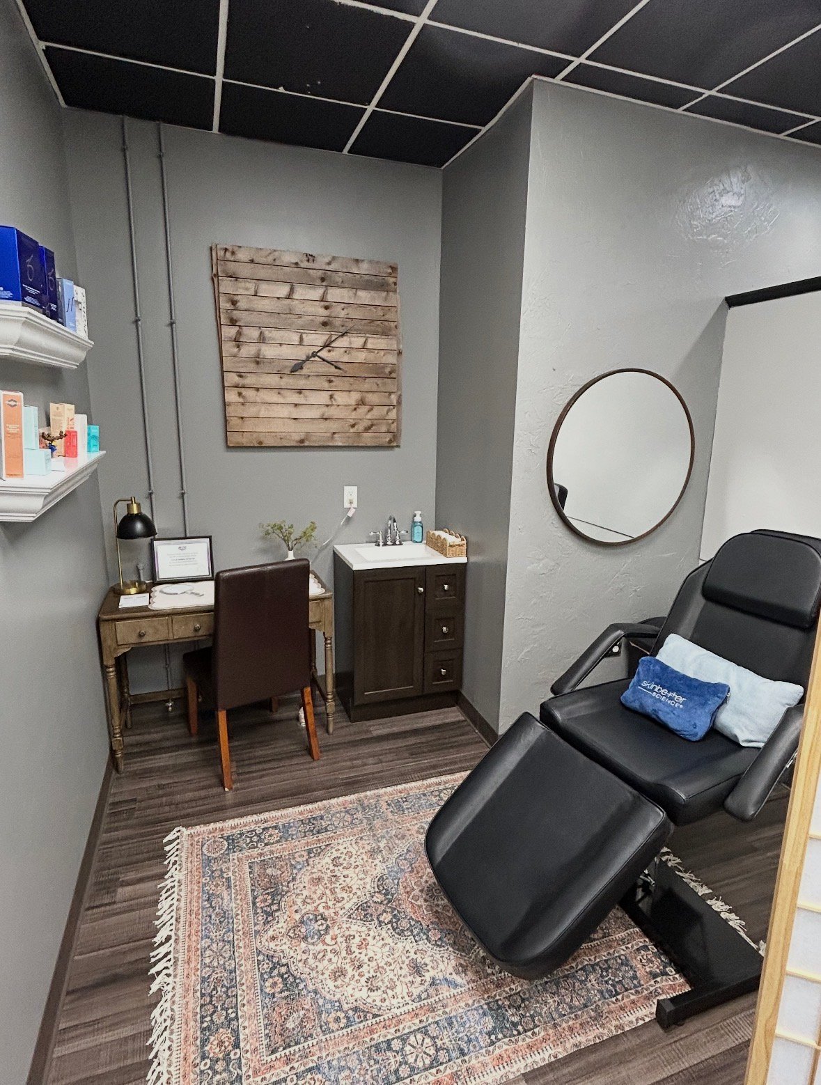 Emilie Ogren's Skin Clique treatment space inside Trendsetters.