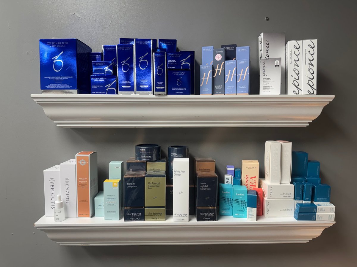 Professional skincare products available through Emilie Ogren.