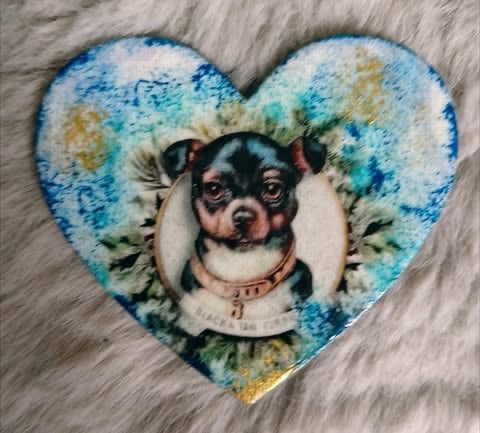 Unique Mixed Media Magnets – Small art for your fridge