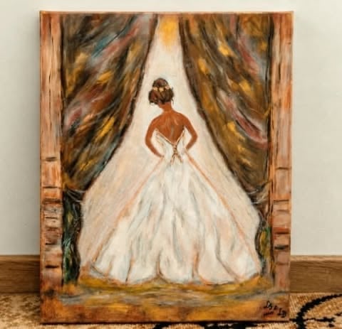 The Bride — large painting with gilding