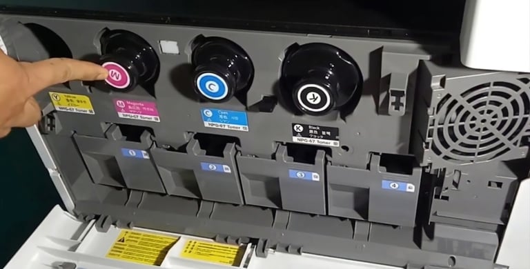 Easy toner replacement