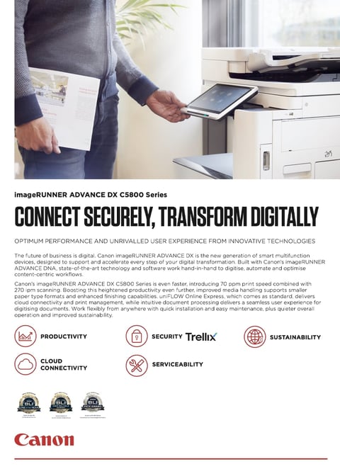 imageRUNNER C5800 Benefits