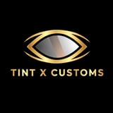 Tint X Customs gold eye logo