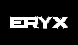 ERYX logo in white text on black background