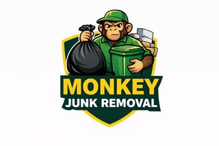 Monkey Junk Removal Logo