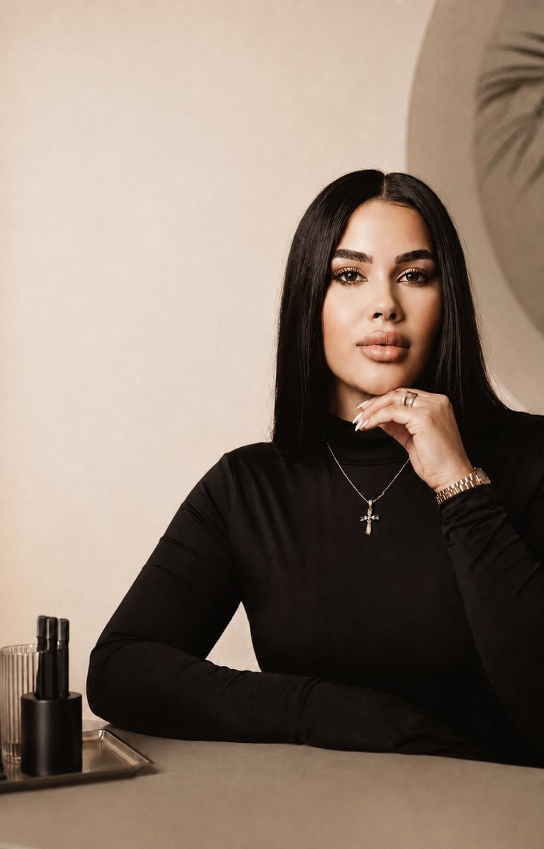 The Lash & Brow Lab artist, founder portrait