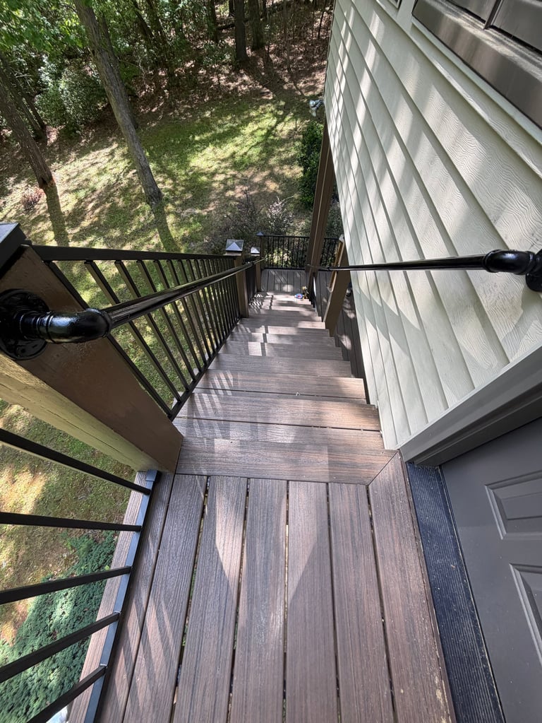 Custom Deck Stairs