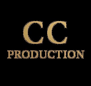 CC Production logo in gold letters on black background