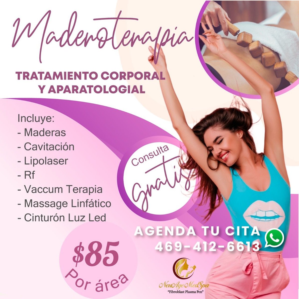 Antes y después: Maderoterapia