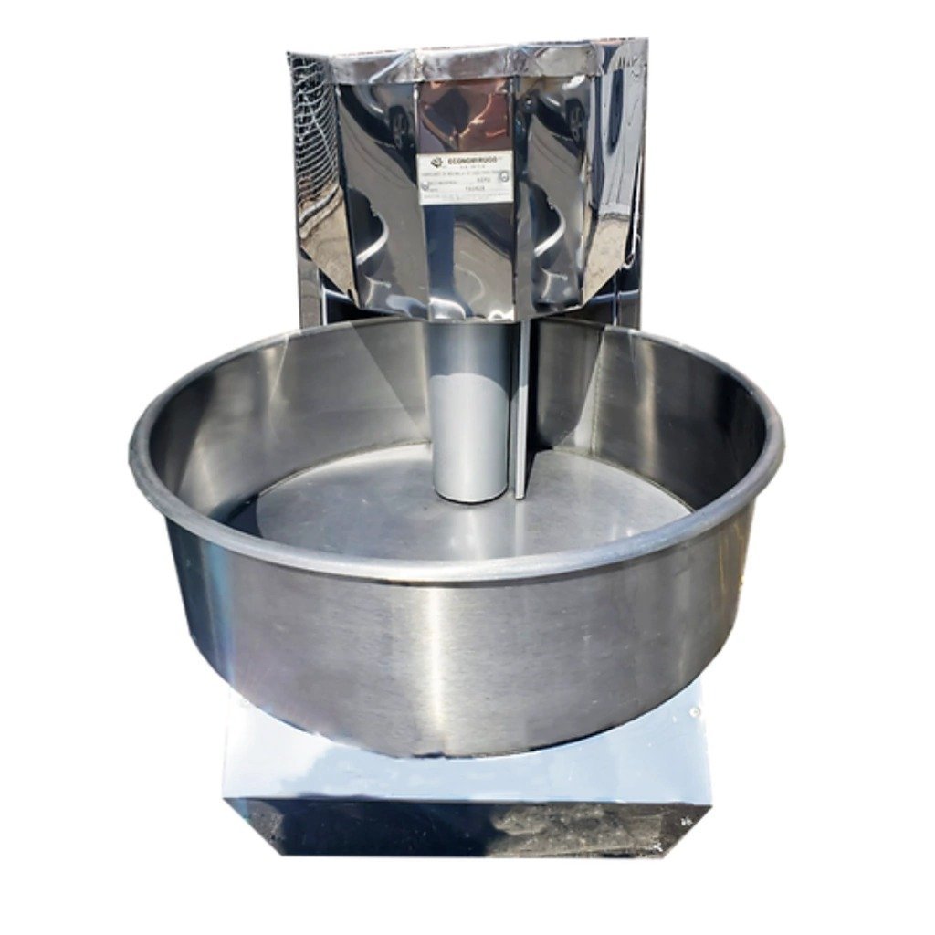 Molinilla para 10 kg con acabado brillante en acero inoxidable pulido — Molinilla 10 kg Brillante MOL10B Economirugo