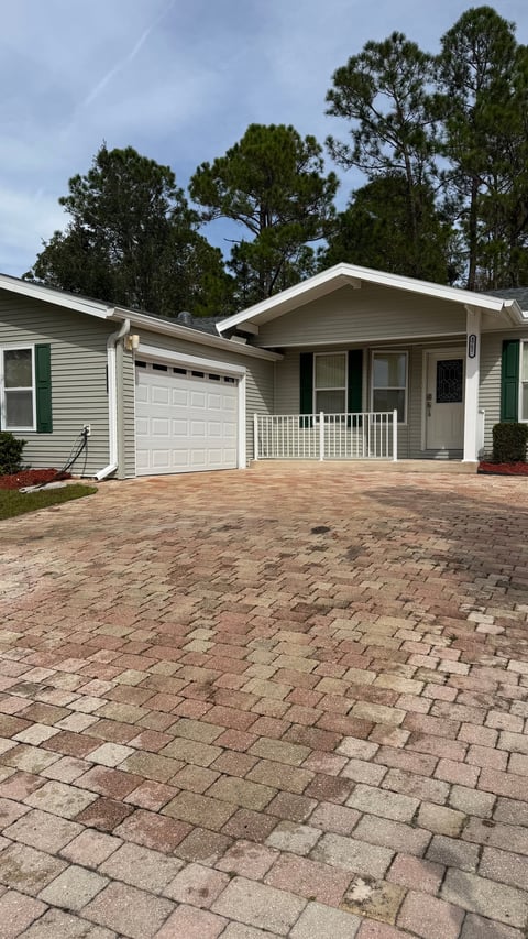 Driveway & Concrete before