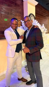 Mr. Rohan Williams, deputy leader of the BOL Kingdom Men Arise Fellowship, in a formal pose at a ministry event