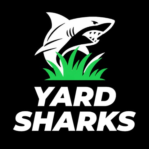 Yard Sharks logo designed by Woods Media Promotions in Geelong