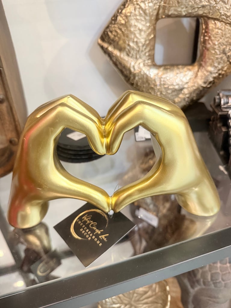 Gold Hands Heart