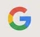 Google logo featuring a colorful capital G with red, yellow, blue, and green segments